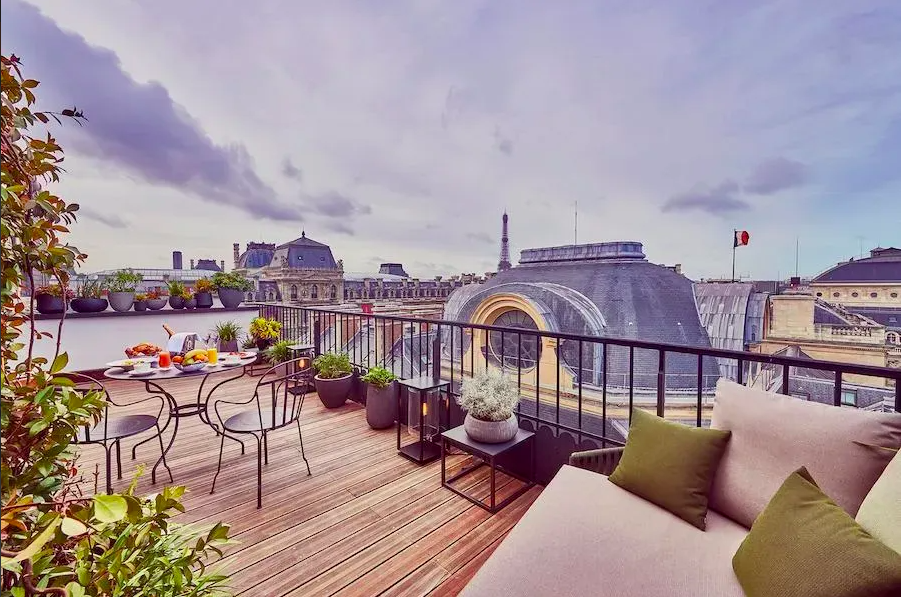 VILLAS Decoration hôtels Paris suites terrasses